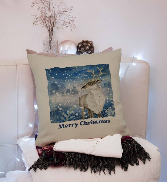 Magic Winter Throw Pillow Cover