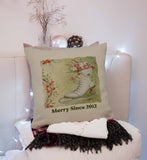 Magic Winter Throw Pillow Cover