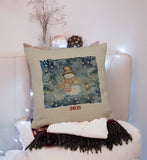 Magic Winter Throw Pillow Cover