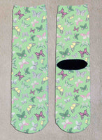 Butterfly Fun Crew Socks