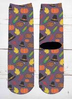 Thanksgiving Crew Socks