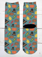 Thanksgiving Crew Socks