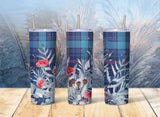 Winter Fun Skinny Travel Tumbler