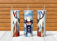 Winter Fun Skinny Travel Tumbler