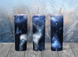 Winter Forest Skinny Travel Tumbler