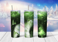 Winter Forest Skinny Travel Tumbler