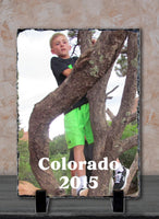 Medium Rectangle Portrait Slate Photo Plaque