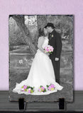 Medium Rectangle Portrait Slate Photo Plaque