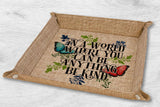 Inspirational Butterfly Snap Basket Large