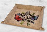 Inspirational Butterfly Snap Basket Large