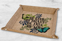 Inspirational Butterfly Snap Basket Large