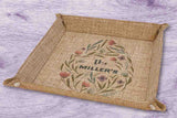 Floral Egg Snap Basket Medium