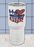 All American Girl Proper Travel Tumbler