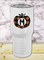 Fall Plaid Proper Travel Tumbler