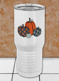 Fall Plaid Proper Travel Tumbler