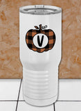 Fall Plaid Proper Travel Tumbler