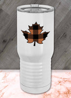 Fall Plaid Proper Travel Tumbler