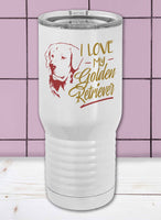 Love My Dogs Proper Travel Tumbler