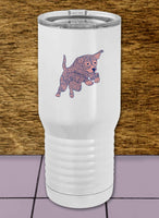 Mandala Dogs Proper Travel Tumbler