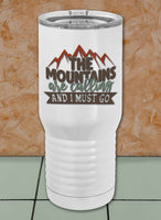 Summer Livin' Camp Proper Travel Tumbler