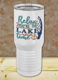 Summer Livin' Lake Proper Travel Tumbler