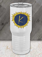 Sunflower Blue Proper Travel Tumbler