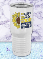 Sunflower Blue Proper Travel Tumbler