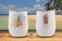 Beach Party Personalized Stemless Wine Tumbler