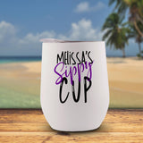 Adult Sippy Cup Personalized Stemless Wine Tumbler