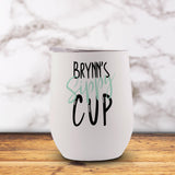 Adult Sippy Cup Personalized Stemless Wine Tumbler