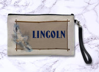 Wildlife Linen Zipper Bag