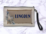 Wildlife Linen Zipper Bag