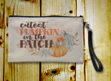 Fall Fun Linen Zipper Bag